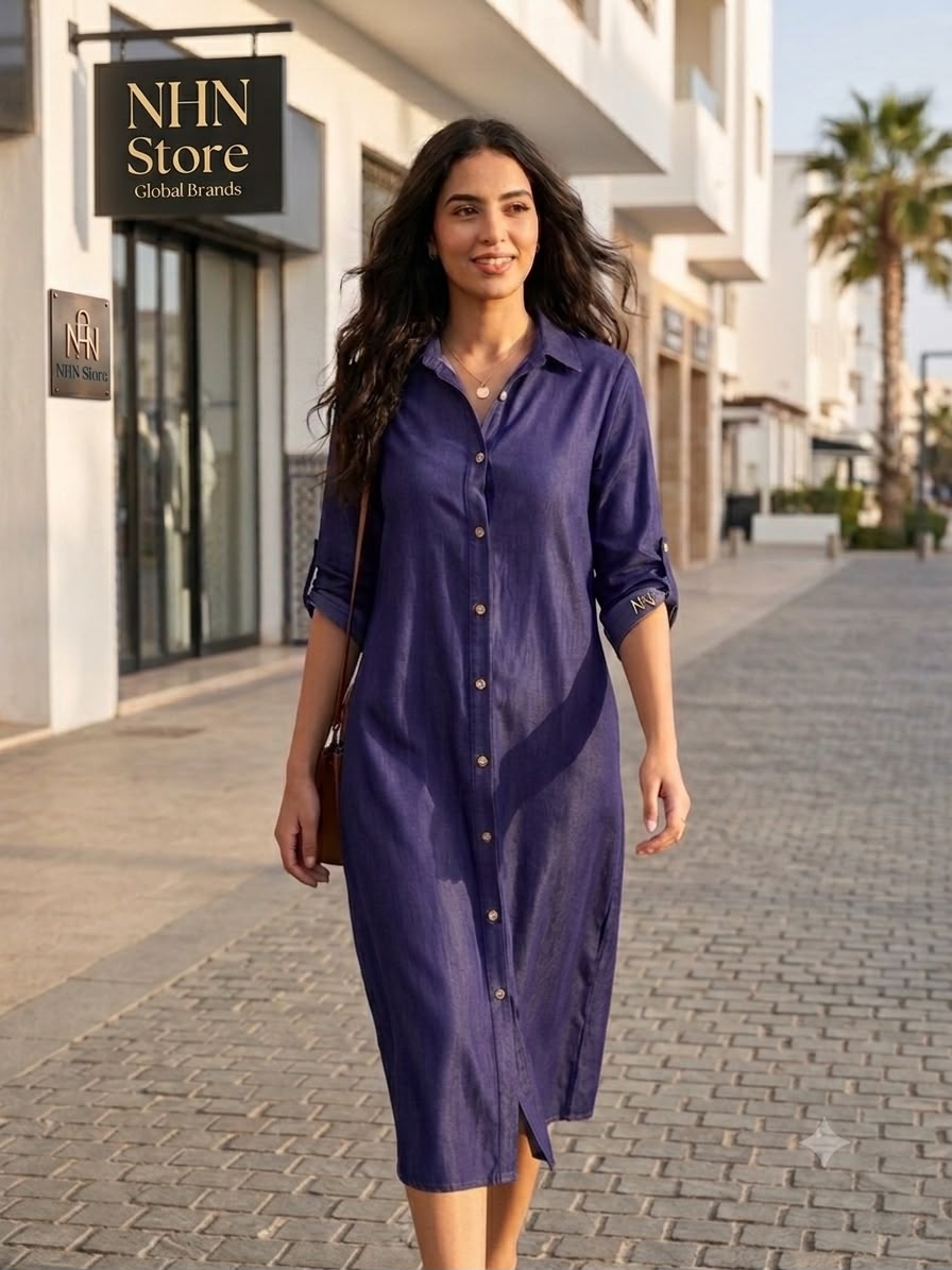 قميص طويل (Robe Chemise)