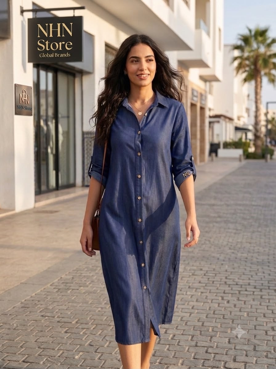 قميص طويل (Robe Chemise)